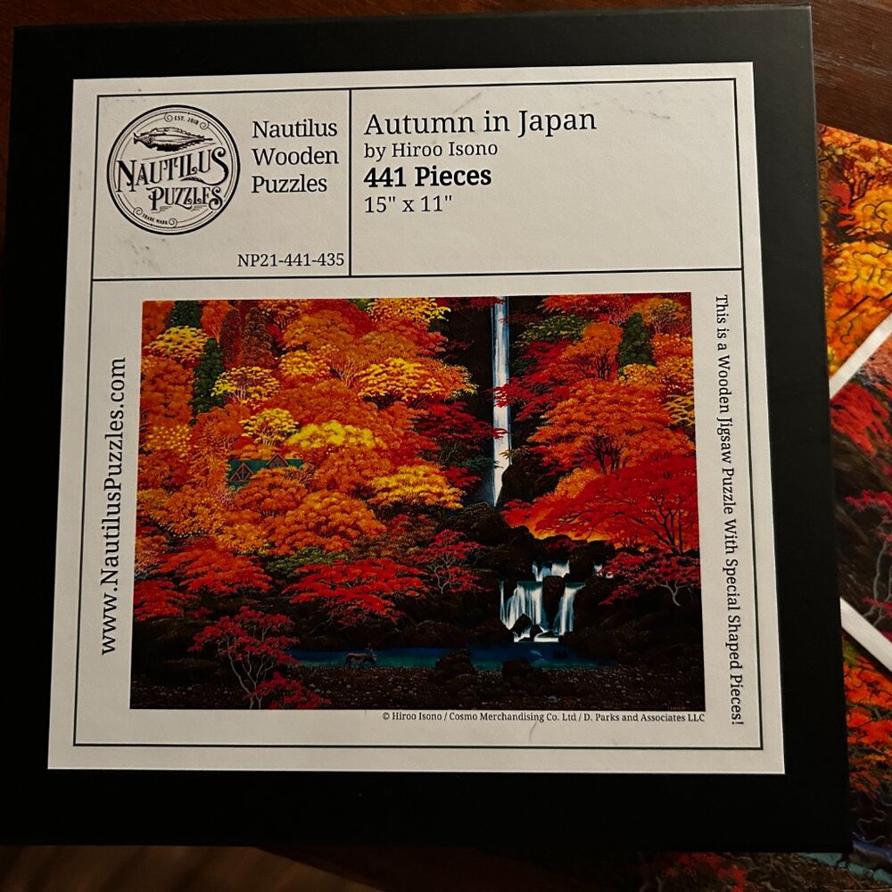 Nautilus Autumn in Japan Wooden Puzzle